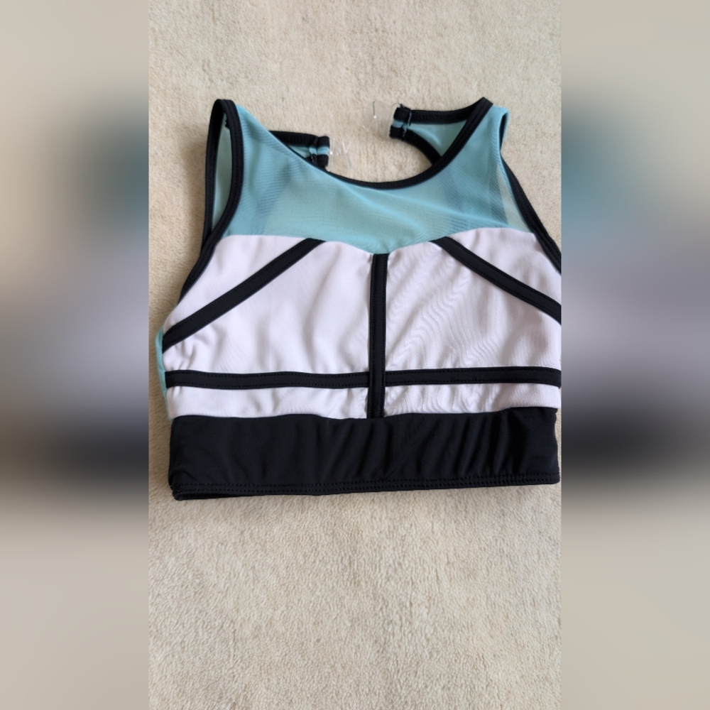 Tiger Friday dance top - **clasp broken and logo needs to be reattached** (CL)